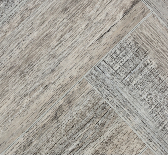 Виниловый ламинат SPC "Cronafloor" Herringbone Дуб Реймс (640*128*4,5 мм) — купить в Северодвинске