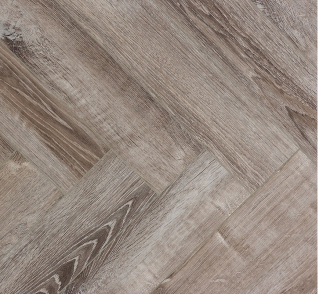 Виниловый ламинат SPC "Cronafloor" Herringbone Дуб Тулон (640*128*4,5 мм) — купить в Северодвинске