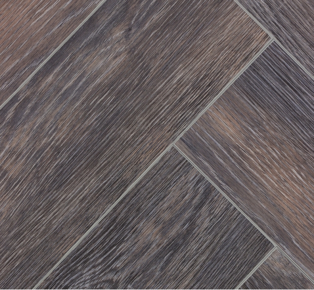 Виниловый ламинат SPC "Cronafloor" Herringbone Дуб Бордо (640*128*4,5 мм) — купить в Северодвинске