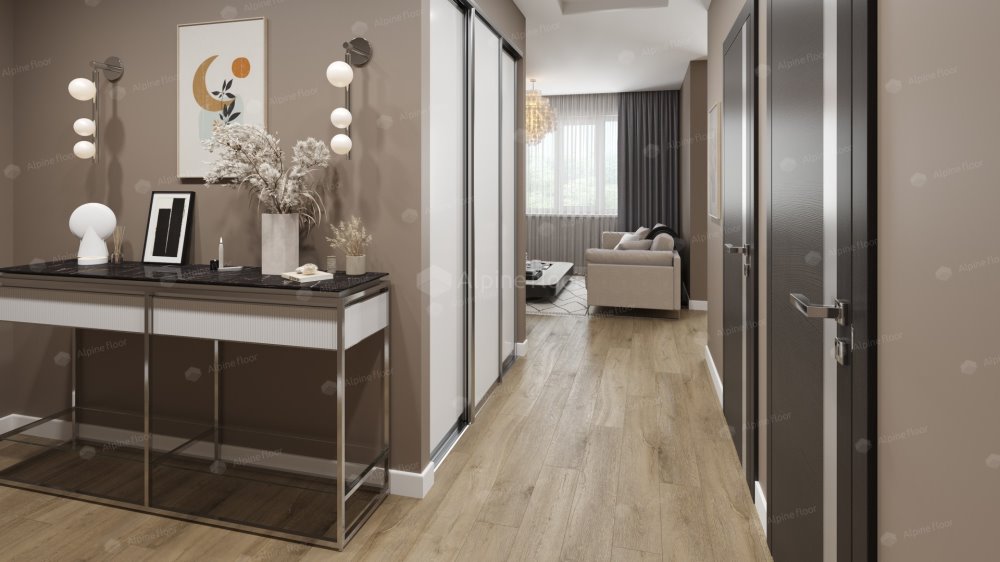 SPC Ламинат "Alpine Floor" Дуб млечный (1524*180*8 мм) — купить в Северодвинске