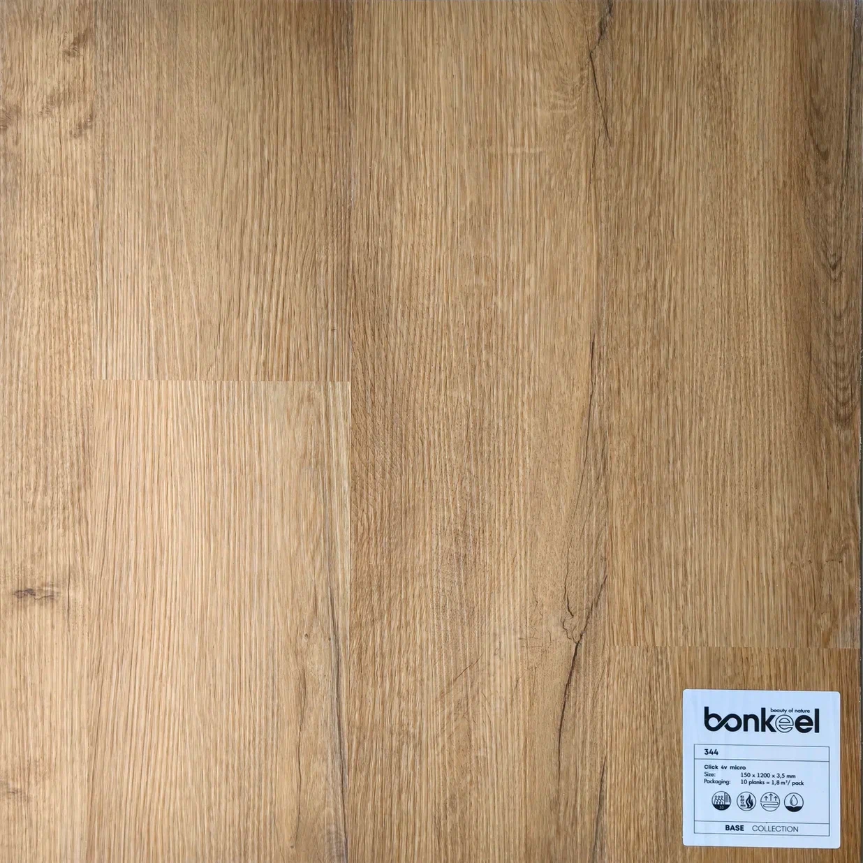 Плитка ПВХ "Bonkeel" Base New 344 (1220*150*3,5 мм) — купить в Северодвинске