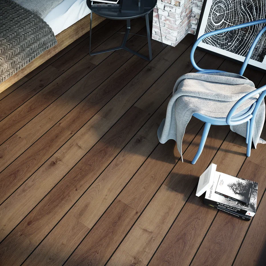 SPC ламинат "Invictus" Highland Oak Chocolate (1213*178*6мм) — купить в Северодвинске