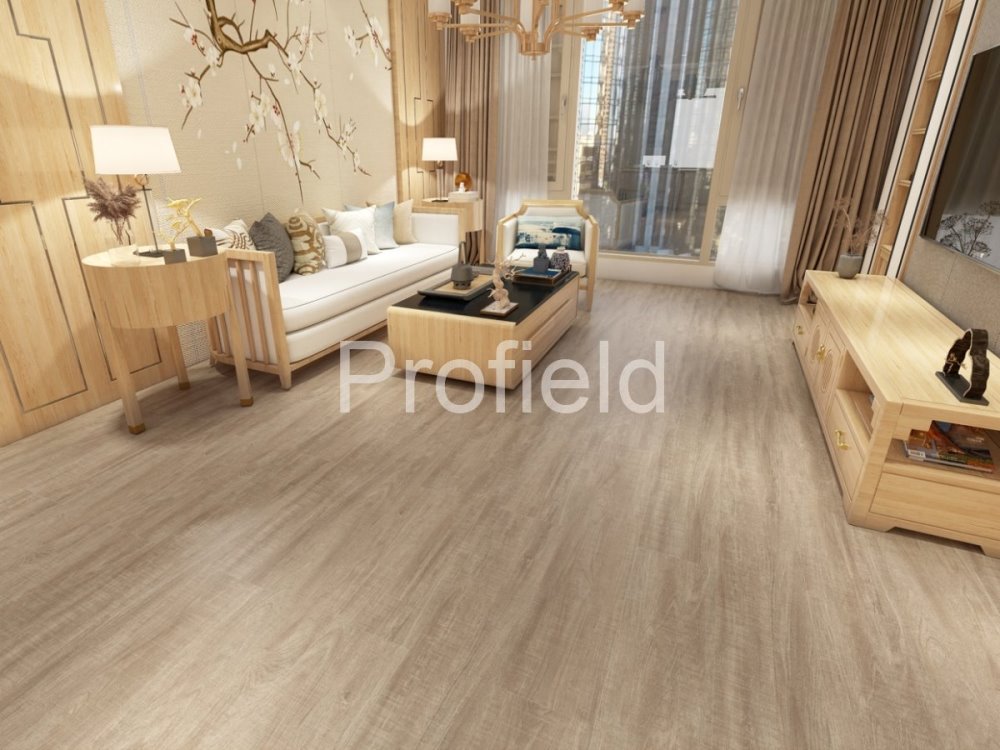 HSPC ламинат "Profield" Тик натуральный (1200*228*5,5 мм) — купить в Северодвинске