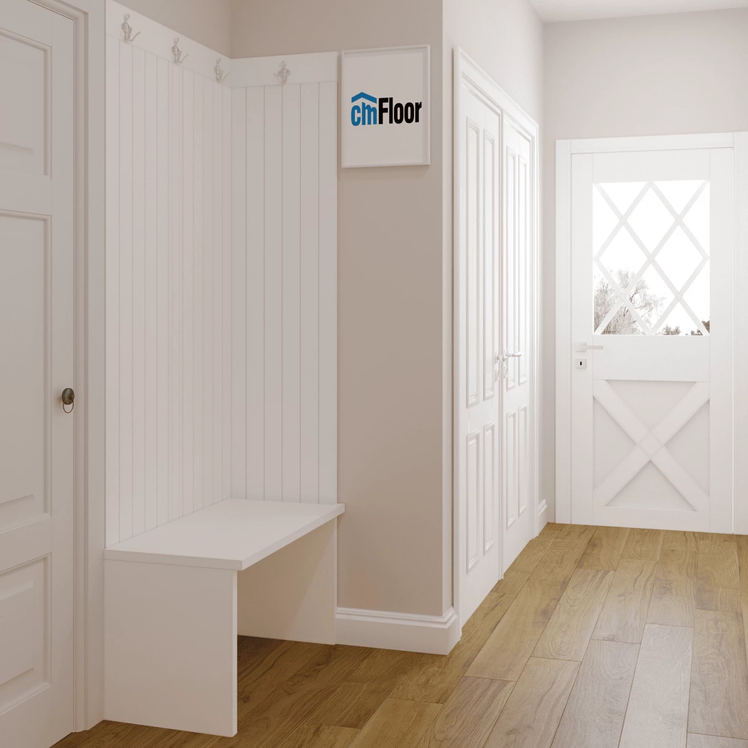 SPC плитка для пола Орех Американский (1220*180*4 мм) — купить в Северодвинске