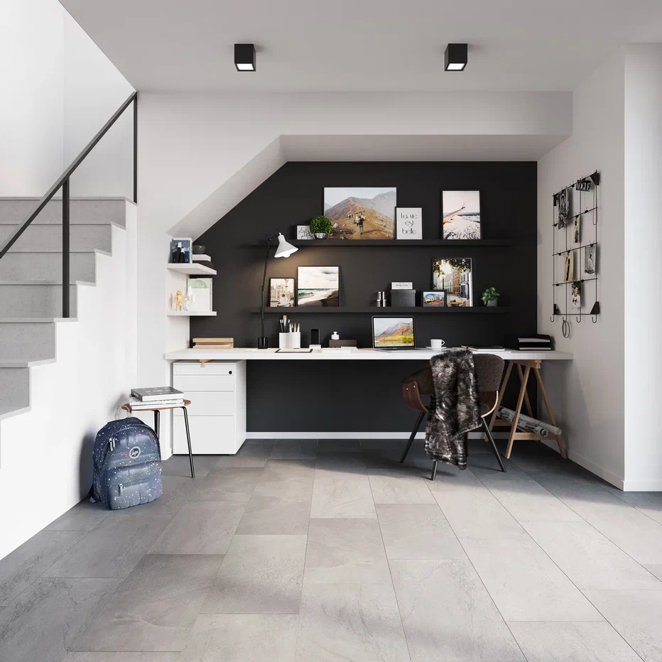 SPC ламинат "Invictus" Groovy Granite Steel (603*298*6мм) — купить в Северодвинске