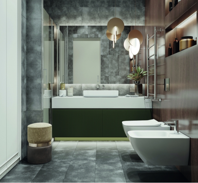 SPC ламинат "CronaFloor" Stone 4V Торнадо Серый (600*300*4 мм) — купить в Северодвинске