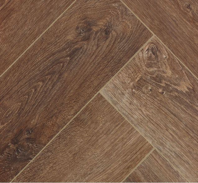 Виниловый ламинат SPC "Cronafloor" Herringbone Дуб Тулуза (640*128*4,5 мм) — купить в Северодвинске