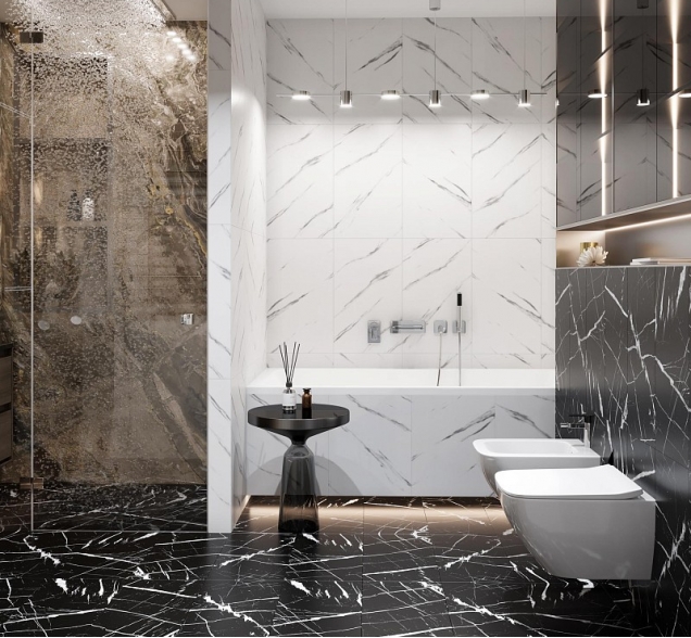 SPC ламинат "CronaFloor" Stone 4V Ноче (600*300*4 мм) — купить в Северодвинске