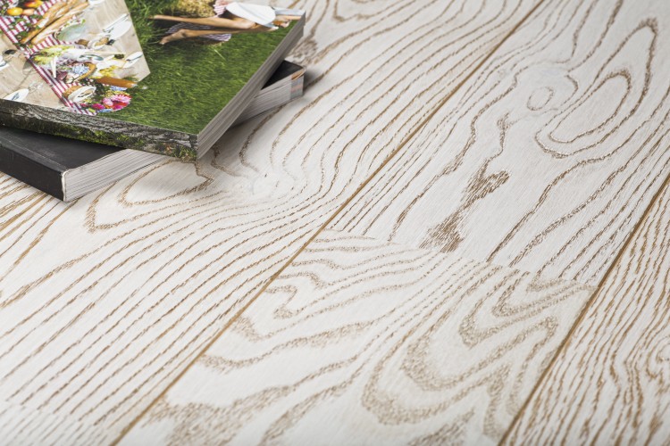 Паркетная доска "Sommer" Malmo Дуб White (1000*164*13,2 мм) — купить в Северодвинске