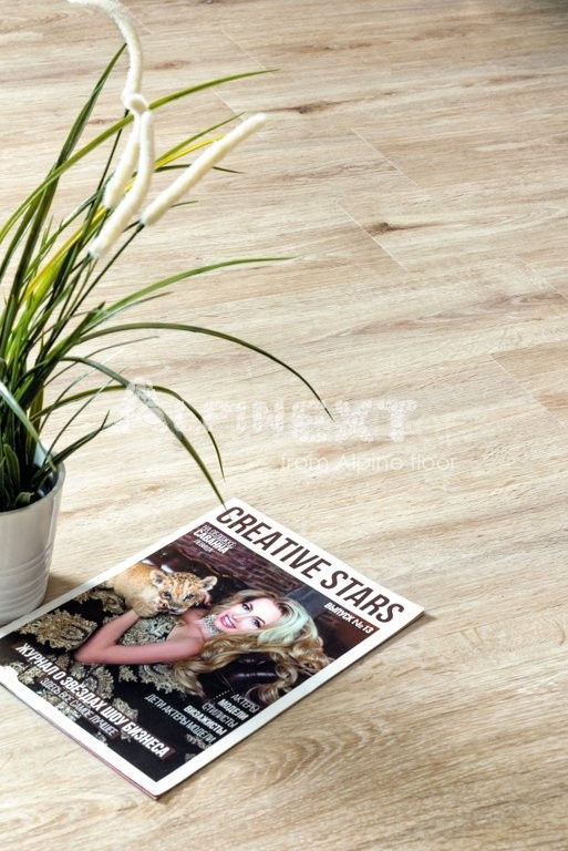 Замковая ПВХ плитка "Alpine Floor" Дуб Ваниль  (1220*183*4мм) — купить в Северодвинске