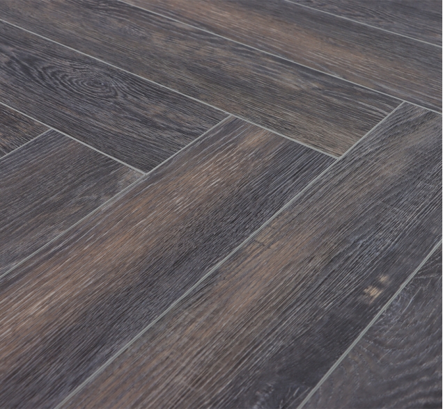 Виниловый ламинат SPC "Cronafloor" Herringbone Дуб Бордо (640*128*4,5 мм) — купить в Северодвинске