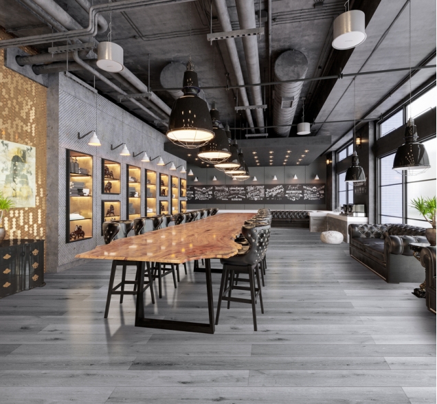 SPC ламинат "CronaFloor" Wood 4V Дуб Серый (1200*180*4 мм) — купить в Северодвинске