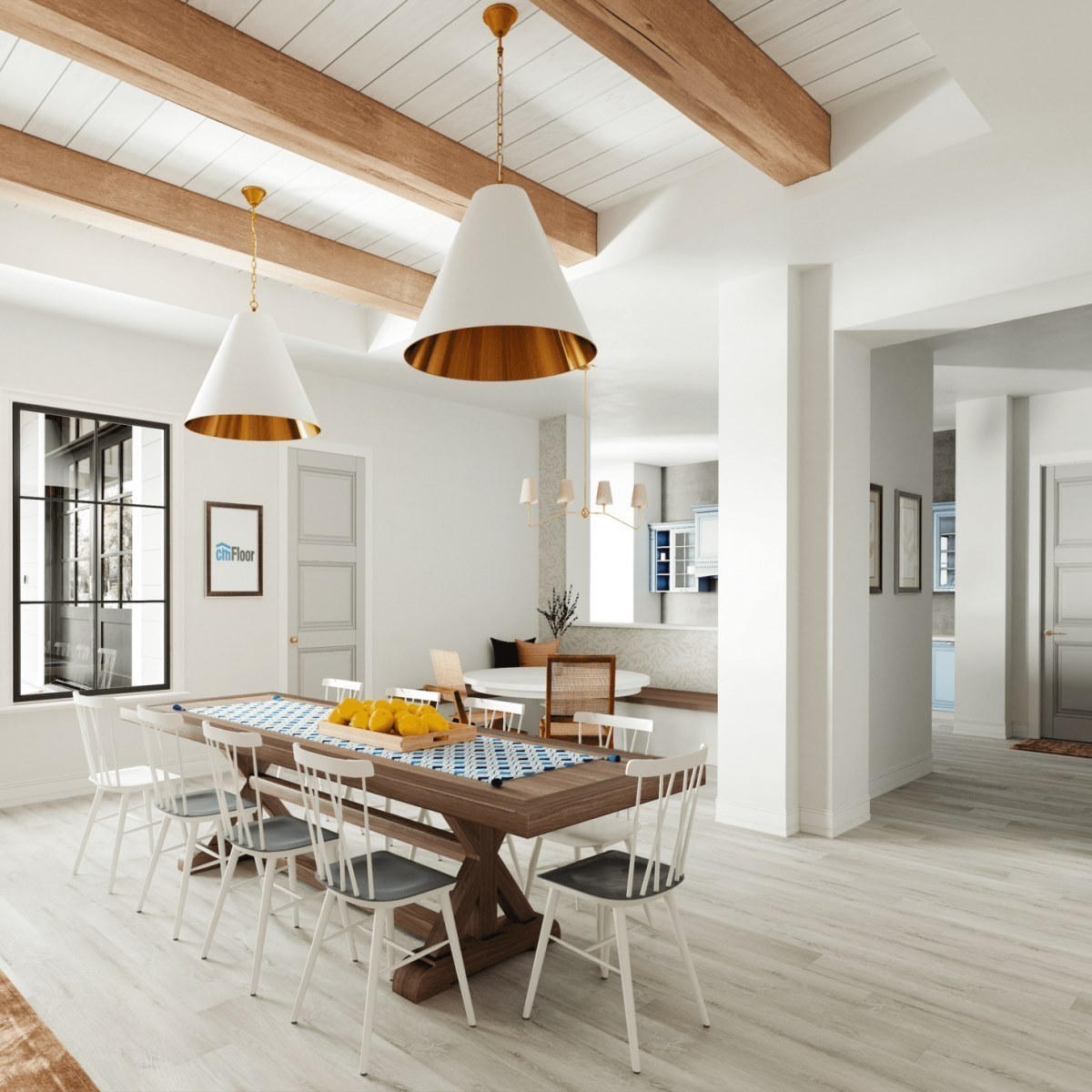 Виниловое напольное покрытие ScandiWood 05 Дуб Ледяной (180*1220*5 мм) — купить в Северодвинске