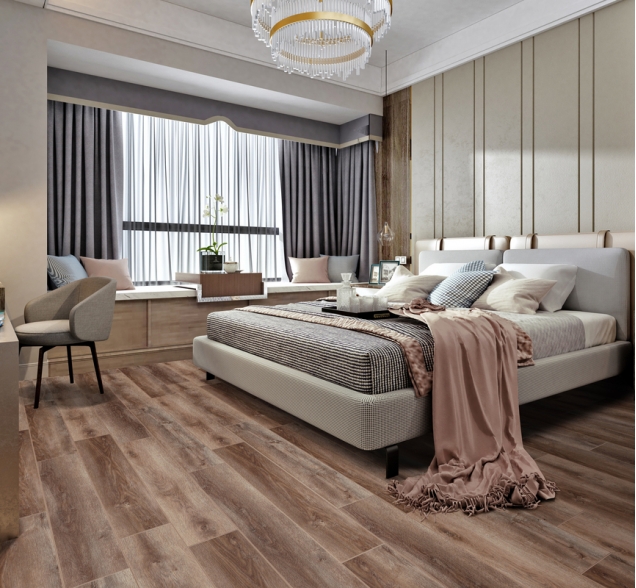 SPC ламинат "CronaFloor" Wood 4V Дуб Охрид (1200*180*4 мм) — купить в Северодвинске