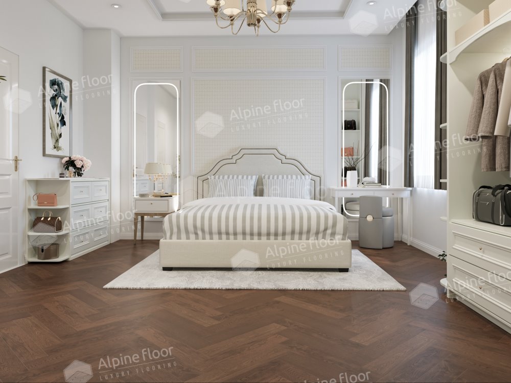 Инженерная доска "Alpine Floor" Дуб Браун (600*120*12 мм) — купить в Северодвинске