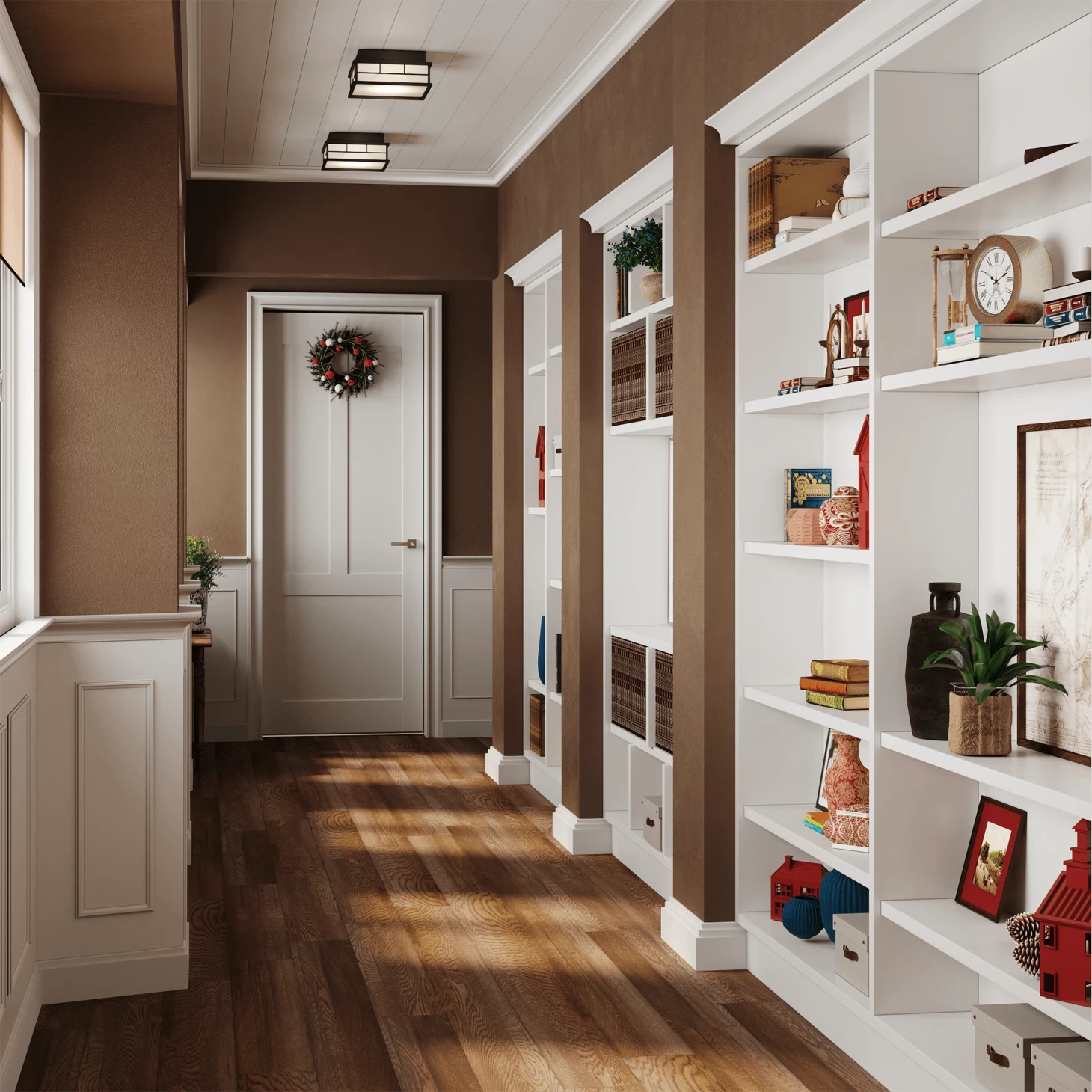 SPC плитка для пола Орех (1220*180*4 мм) — купить в Северодвинске