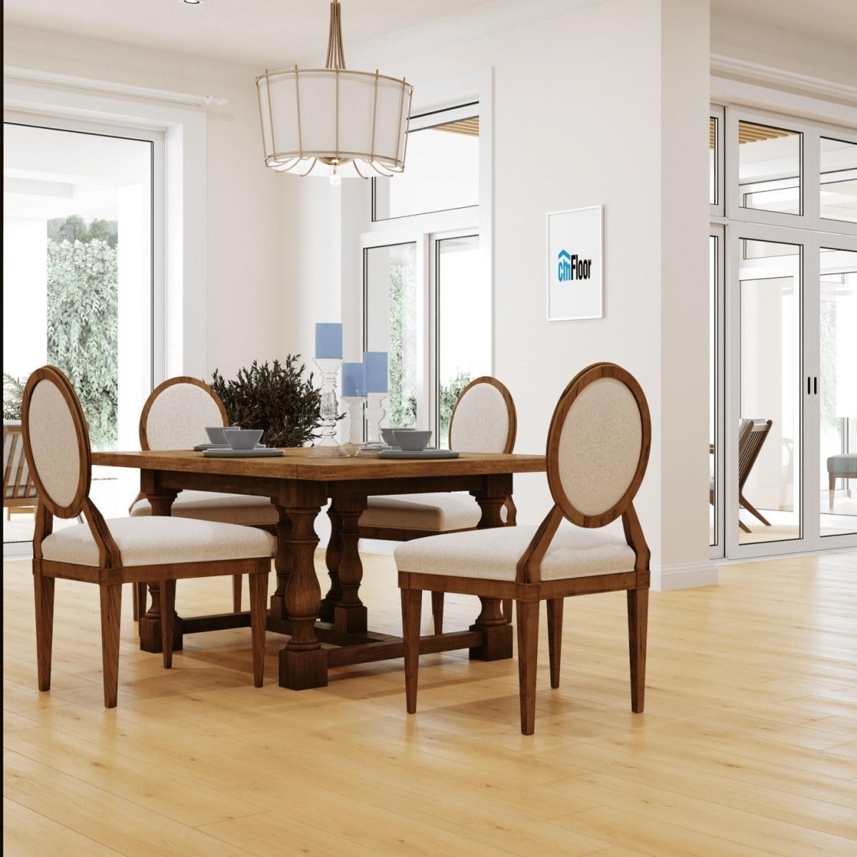 Виниловое напольное покрытие ScandiWood 09 Дуб Орегон (180*1220*5 мм) — купить в Северодвинске