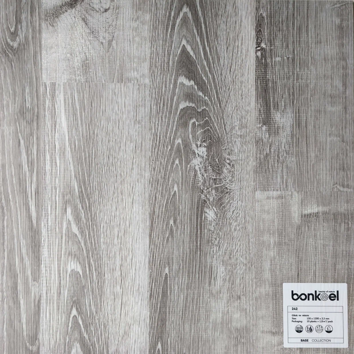 Плитка ПВХ "Bonkeel" Base New 242 (1220*150*3,5 мм) — купить в Северодвинске