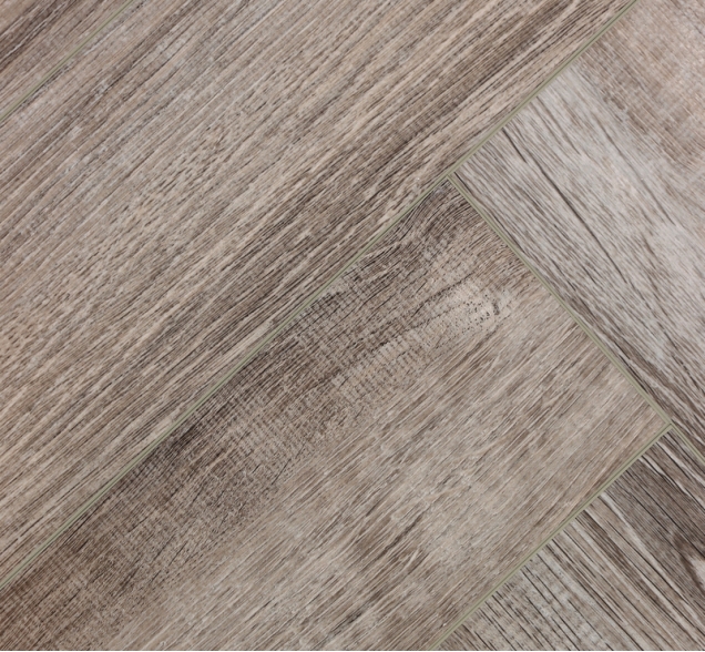 Виниловый ламинат SPC "Cronafloor" Herringbone Дуб Тулон (640*128*4,5 мм) — купить в Северодвинске