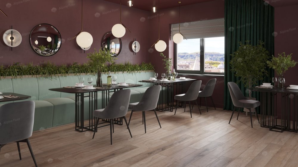 SPC Ламинат "Alpine Floor" Дуб персиковый (1220*183*8 мм) — купить в Северодвинске