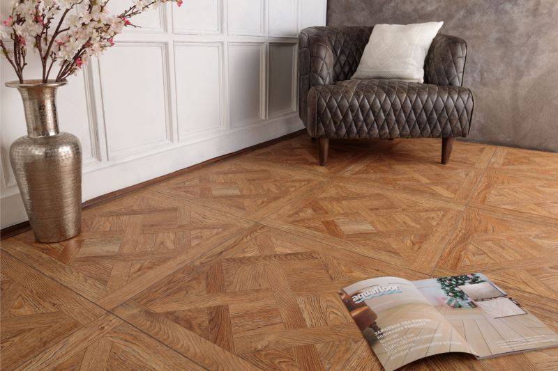 Замковая ПВХ плитка "Aquafloor" AF7004VS (600*600*7 мм) — купить в Северодвинске