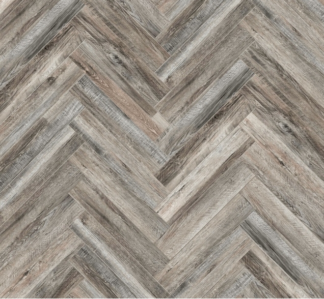 Виниловый ламинат SPC "Cronafloor" Herringbone Дуб Реймс (640*128*4,5 мм) — купить в Северодвинске