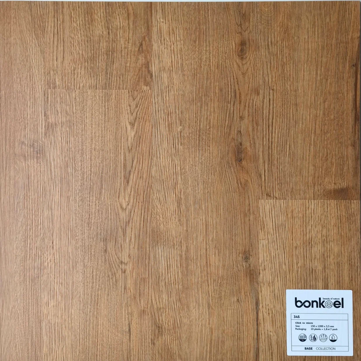 Плитка ПВХ "Bonkeel" Base New 345 (1220*150*3,5 мм) — купить в Северодвинске