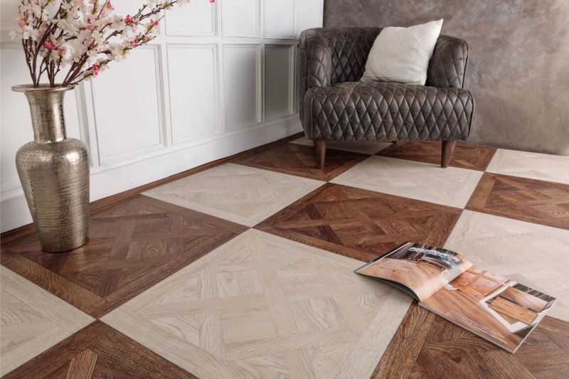 Замковая ПВХ плитка "Aquafloor" AF7001VS (600*600*7 мм) — купить в Северодвинске