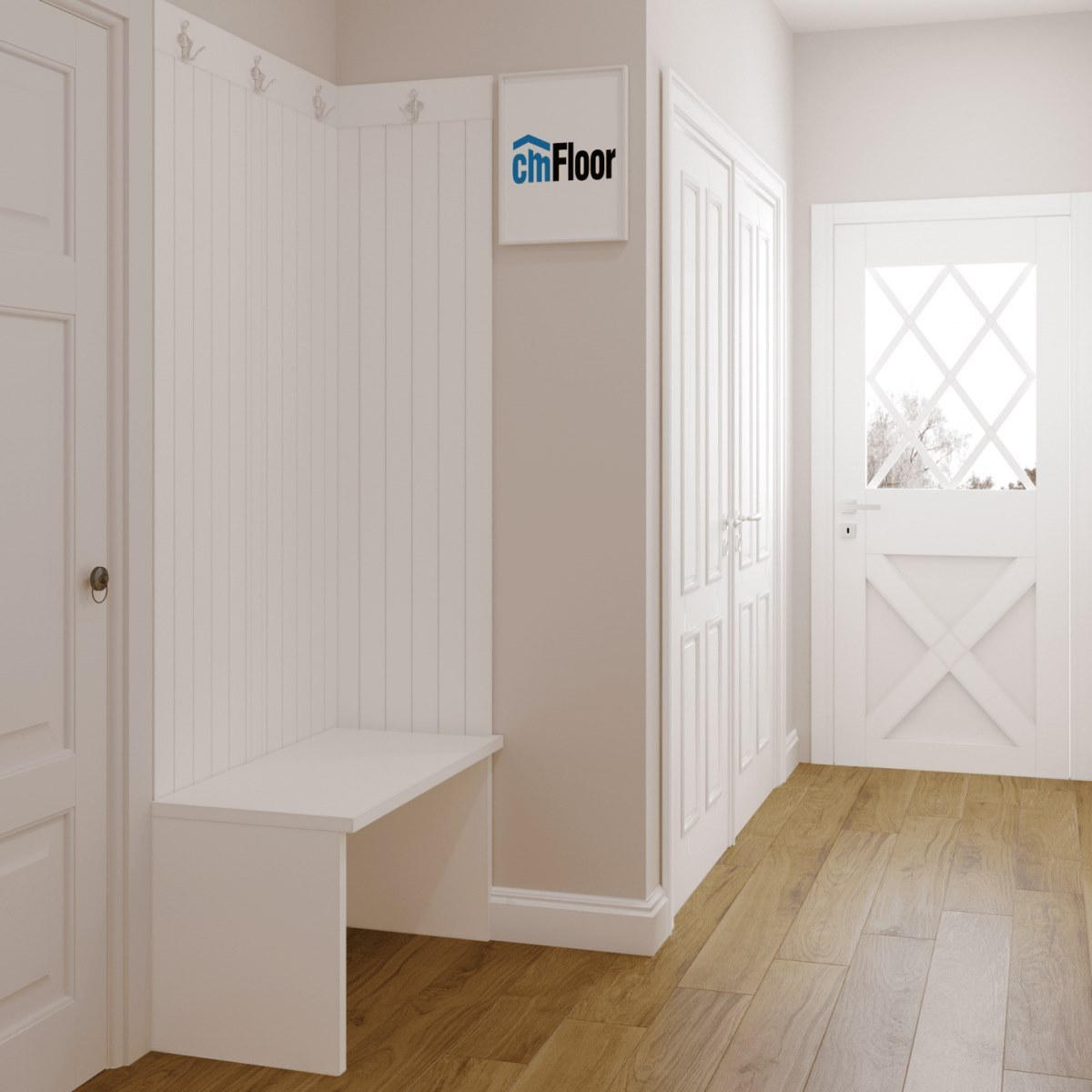 Виниловое напольное покрытие ScandiWood 04 Орех Американский (180*1220*5 мм) — купить в Северодвинске