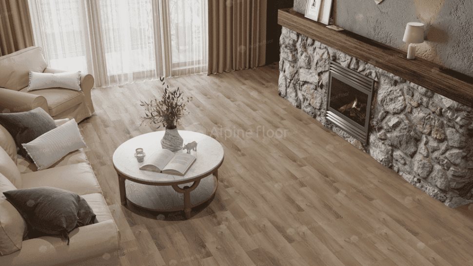 Виниловый ламинат "Alpine Floor" Parquet Light Дуб Синистра (600*125*4 мм) — купить в Северодвинске